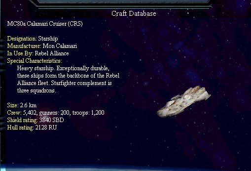 MC80a Calamari Cruiser (CRS)